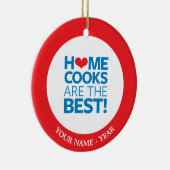 Zuhause-Köche sind das Beste Keramik Ornament (Rechts)