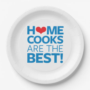 Zuhause-Köche sind das Beste Pappteller