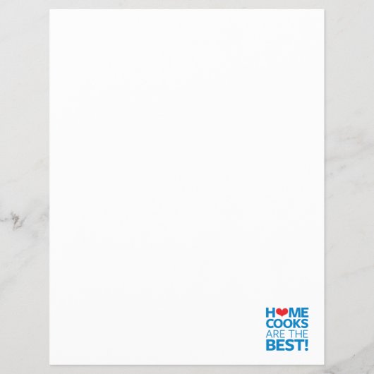 Zuhause-Köche sind die besten Flyer (Vorne)