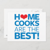Zuhause-Köche sind die besten Postkarte (Vorne/Hinten)