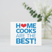 Zuhause-Köche sind die besten Postkarte (Stehend Vorderseite)