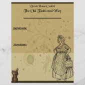 Zuhause-Kochen - Beilage der Rezept-Seite (Vorderseite)