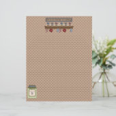 Zuhause - Kochen der Rezeptorseiten (Lined) (Stehend Vorderseite)