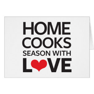 Zuhause kocht Jahreszeit mit Liebe