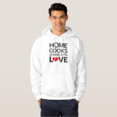Zuhause kocht Jahreszeit mit Liebe Hoodie (Vorne ganz)