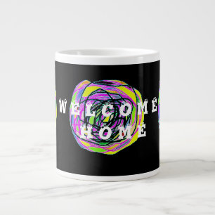 ZUHAUSE KOMMENDE KUNSTDEKOR Jumbo-Tasse
