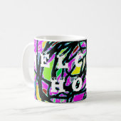 ZUHAUSE KOMMENDE KUNSTDEKOR KAFFEETASSE (Vorderseite Links)