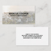 Zuhause | Konstruktion | Realtor Visitenkarte (Vorne/Hinten)