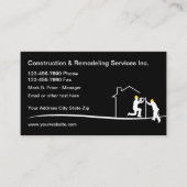 Zuhause-Konstruktion und -Umbau Visitenkarte (Vorderseite)