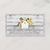 Zuhause-Konstruktionstools | Holzbeton Visitenkarte (Rückseite)