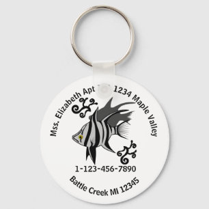 Zuhause Kontaktinformationen für veraltete Ehefra Schlüsselanhänger