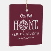 Zuhause-Koordinaten - wählen Sie Hintergrund-Farbe Keramikornament (Rechts)