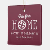 Zuhause-Koordinaten - wählen Sie Hintergrund-Farbe Keramikornament (Links)