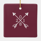 Zuhause-Koordinaten - wählen Sie Hintergrund-Farbe Keramikornament (Rückseite)