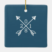 Zuhause-Koordinaten - wählen Sie Hintergrund-Farbe Keramikornament (Rückseite)