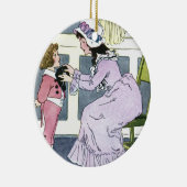 Zuhause-Krawatten Keramikornament (Rechts)