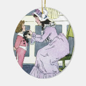 Zuhause-Krawatten Keramikornament (Links)