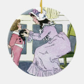 Zuhause-Krawatten Keramikornament (Hinten)