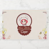 Zuhause-Küche Lebensmitteletikett (Einzelnes Label)