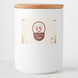 Zuhause-Küche Lebensmitteletikett