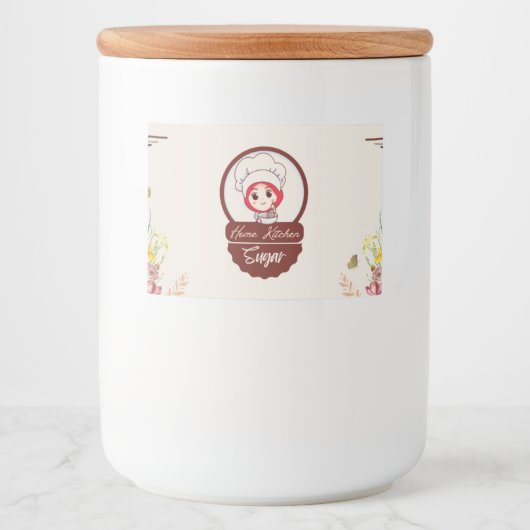 Zuhause-Küche Lebensmitteletikett (Vorderseite)