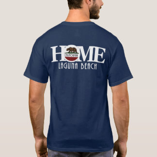 ZUHAUSE Laguna Beach (weißer Text) T-Shirt
