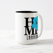 ZUHAUSE Lahaina Blue Hibiskus 15oz Zweifarbige Tasse (VorderseiteRechts)