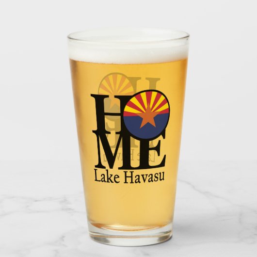 ZUHAUSE Lake Havasu Glas (Rückseite (gefüllt))