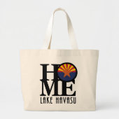 ZUHAUSE Lake Havasu Jumbo Stoffbeutel (Vorne)