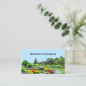 Zuhause Landscaping-Visitenkarten für einen Landsc Visitenkarte (Stehend Vorderseite)