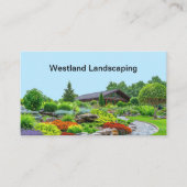 Zuhause Landscaping-Visitenkarten für einen Landsc Visitenkarte (Vorderseite)