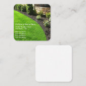 Zuhause-landschaftlich Quadratische Visitenkarte (Vorne/Hinten)