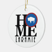 ZUHAUSE Laramie Wyoming Keramik Ornament (Links)