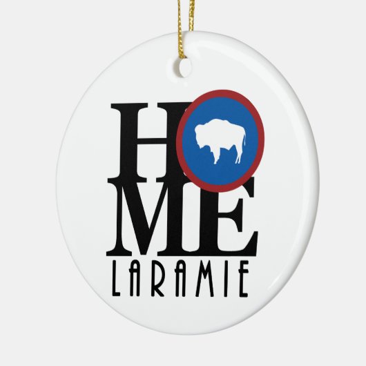 ZUHAUSE Laramie Wyoming Keramik Ornament (Links)