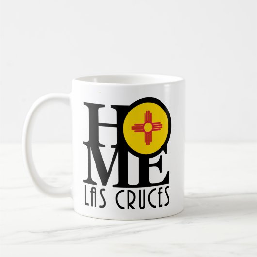ZUHAUSE Las Cruces New Mexico 11oz Kaffeetasse (Links)