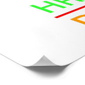 Zuhause-Laufverhältnis Poster (Ecke)