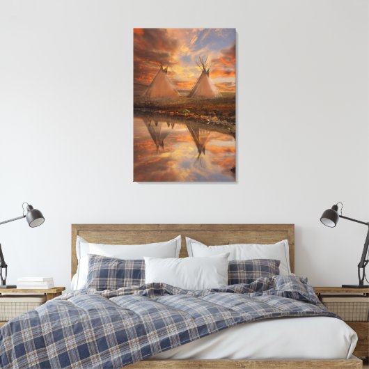 Zuhause Leinwanddruck (Insitu (Schlafzimmer))