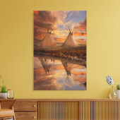 Zuhause Leinwanddruck (Insitu (Wohnzimmer))