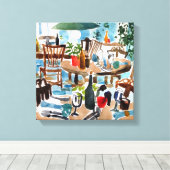 Zuhause Leinwanddruck (Insitu (Holzboden))