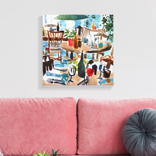 Zuhause Leinwanddruck (Insitu (Wohnzimmer))