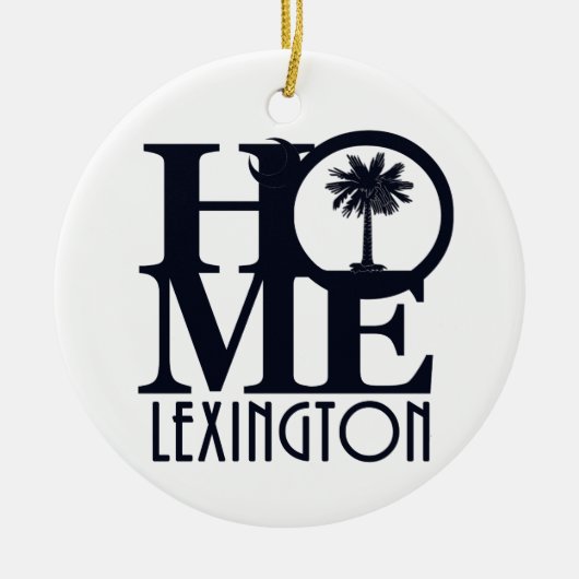 ZUHAUSE Lexington SC Keramik Ornament (Vorne)