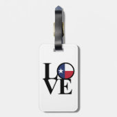 ZUHAUSE & LIEBE Texas Gepäckmarke Gepäckanhänger (Rückseite vertikal)