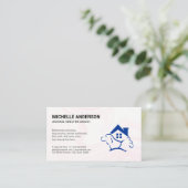 Zuhause-Logo für die Hundehütte Visitenkarte (Stehend Vorderseite)