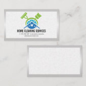 Zuhause-Logo für die Röhrenreinigung | Verschraubu Visitenkarte (Vorne/Hinten)