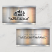 Zuhause-Logo für Real Anwesen Visitenkarte (Vorne/Hinten)