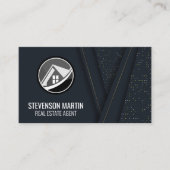 Zuhause-Logo für Real Anwesen Visitenkarte (Vorderseite)