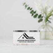 Zuhause Logo | GEBÄUDE Visitenkarte (Stehend Vorderseite)