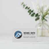 Zuhause Logo | Real Anwesen Visitenkarte (Stehend Vorderseite)