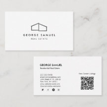 Zuhause-Logo-Realtor Schwarz & Weiß