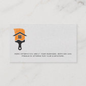 Zuhause-Logo | Tischlerei Visitenkarte (Rückseite)